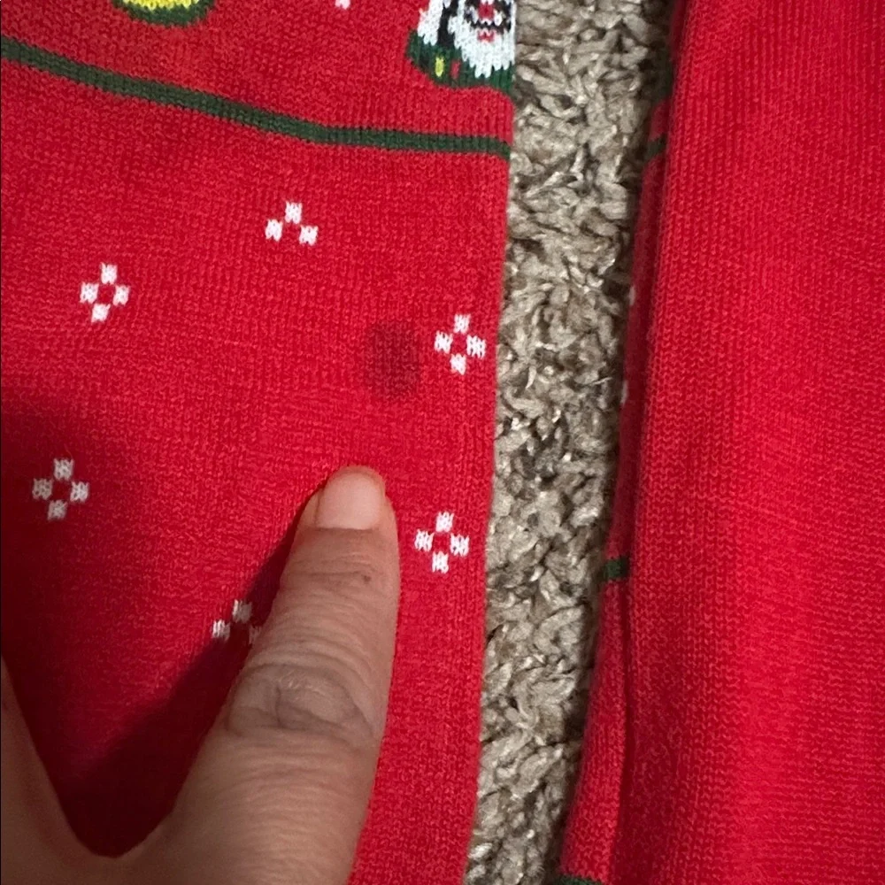 Disney Pixar Toy Story Kids Festive Red and Green Christmas Sweater - Picture 5 of 6